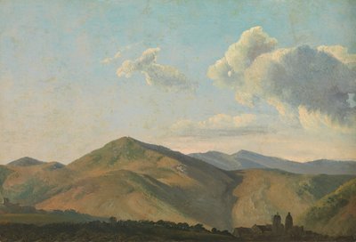 Vicovaro में पर्वतीय परिदृश्य, ca. 1786-1797। द्वारा सिमोन एलेक्जेंडर क्लेमेंट डेनिस