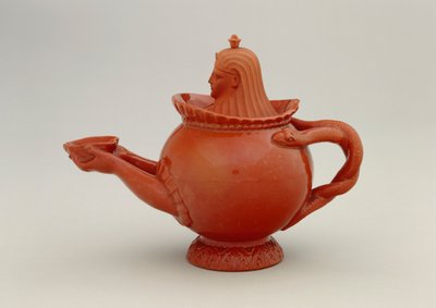 मिस्र की थीम चायदानी, 1793 के बाद (सिरेमिक) द्वारा Simon Henrich Steitz