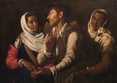 द फॉर्च्यून टेलर, 1617। द्वारा साइमन वौएट