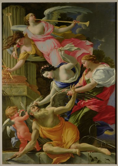 लव, वीनस और होप द्वारा वक़्त का समय, c.1645-46 द्वारा साइमन वौएट