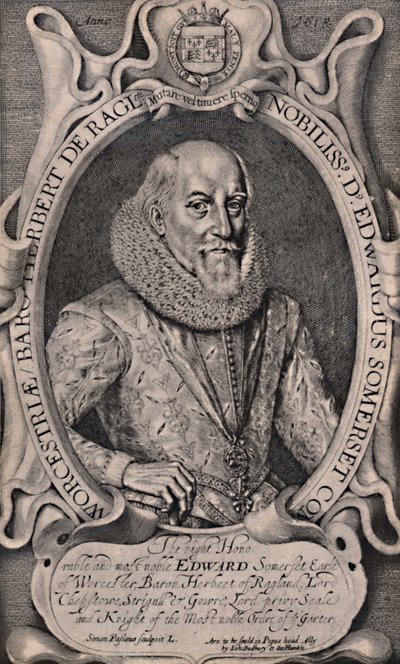 एडवर्ड समरसेट, वॉर्सेस्टर के चौथे अर्ल, अंग्रेजी दरबारी, c1618 1894 द्वारा साइमन डी पससे