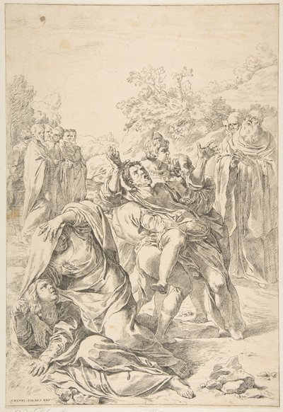 सेंट बेनेडिक्ट एक भूत को छोड़कर, ca. 1637-1639। द्वारा सिमोन कैंटरिनि