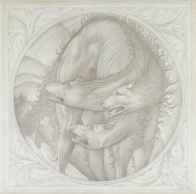 सेर्बरस, 1872-1875 द्वारा सर एडवर्ड कोली बर्न जोन्स