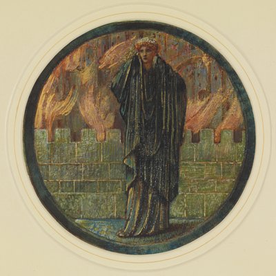 हेलेन के आँसू। द फ्लॉवर बुक, 1882-1898। द्वारा सर एडवर्ड कोली बर्न जोन्स