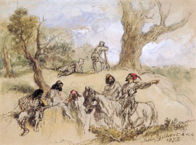 बैंडिट्स, 1873 द्वारा सर जॉन गिल्बर्ट