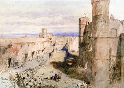 प्राचीर से हार्लेक कैसल, 1850 द्वारा सर जॉन गिल्बर्ट