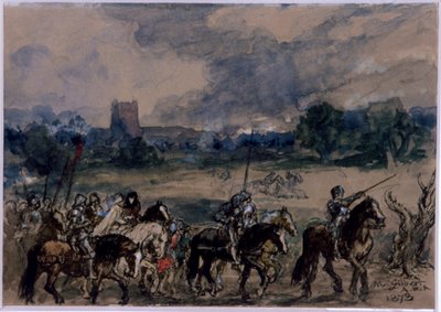 1873 में टेवेक्सबरी की लड़ाई के बाद अंजु के मार्गरेट के लिए कैदी को कैदी बना लिया गया द्वारा सर जॉन गिल्बर्ट