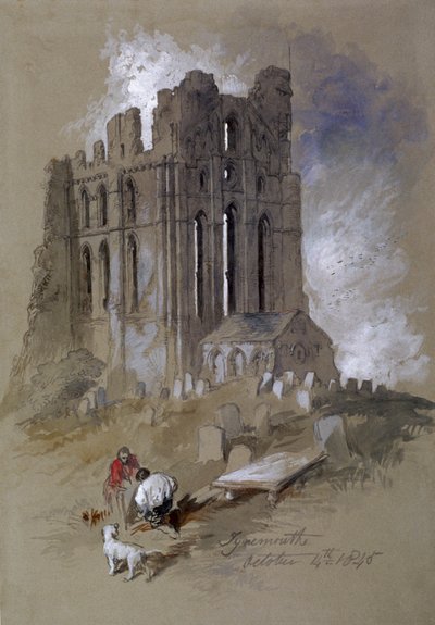 'टाइनमाउथ', 1845, टाइन एंड वियर द्वारा सर जॉन गिल्बर्ट