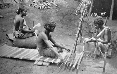 सिंहली बुनाई की चटाई, 1902 द्वारा स्कीन और सह