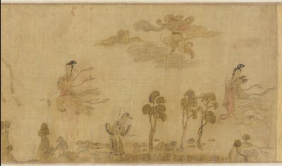 लुओ नदी की अप्सरा, 12 वीं से 13 वीं शताब्दी के मध्य तक द्वारा Southern Song Dynasty Chinese School