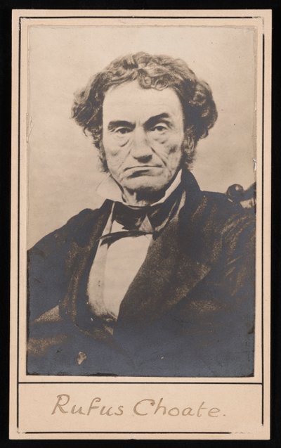 रूफस चोएट का पोर्ट्रेट 1799-1859, 1859 से पहले। द्वारा साउथवर्थ और हेस