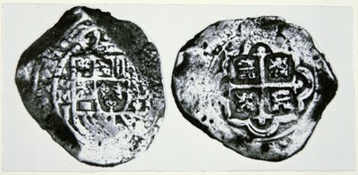 ए 'पीस ऑफ आठ', दिनांक १७१४ (रजत) (बी/डब्ल्यू फोटो) द्वारा स्पेनिश स्कूल