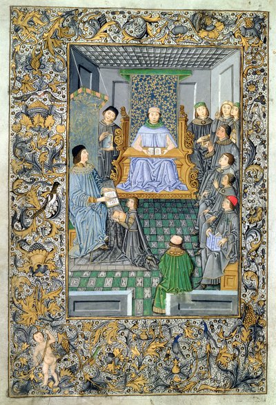 एंटोनियो डी नेब्रीज (1444-1522) ग्रामटिका का फ्रंटस्पाईल द्वारा स्पेनिश स्कूल