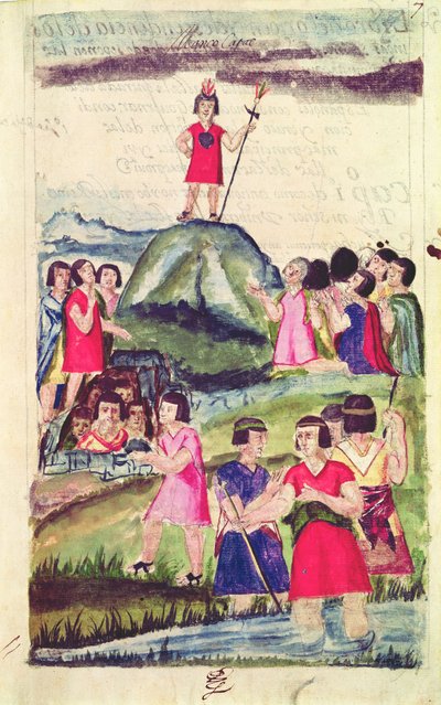 मानको कैपैक का चित्रण, Real हिस्ट्री एंड रियल जियोलॉजी ऑफ़ द पेरू, इंका किंग्स ऑफ़ द पेरोड, द कस्टम्स, कॉस्ट्यूम्स और सरकार के तरीके ’से, कोडिस मुरुआ द्वारा स्पेनिश स्कूल