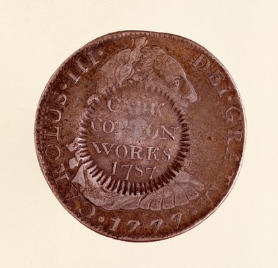 स्पेन से चांदी का सिक्का (8 रियल): चार्ल्स III का शासन (1759-1788)। १७७७ १७८७ के काउंटरमार्क के साथ। दीम। 3.9 सेमी नेपल्स, म्यूजियो आर्कियोलॉजिको द्वारा स्पेनिश स्कूल