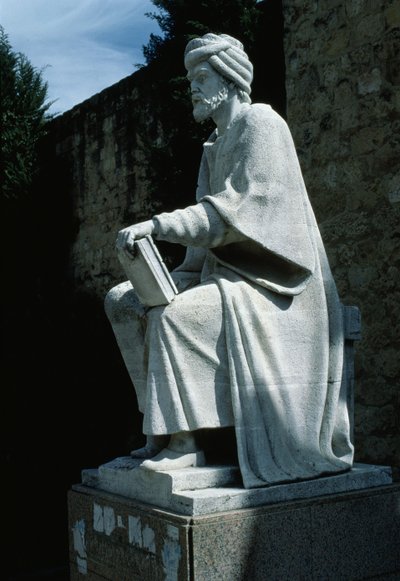 Averroes की मूर्ति (इब्न रश) द्वारा Spanish School