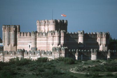 महल का दृश्य, निर्मित c.1453 द्वारा स्पेनिश स्कूल