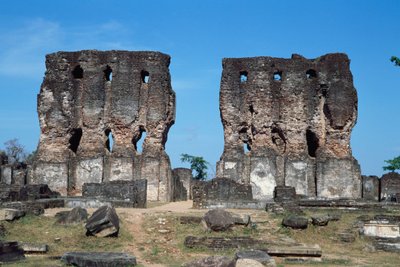 शाही महल का दृश्य द्वारा श्री लंका