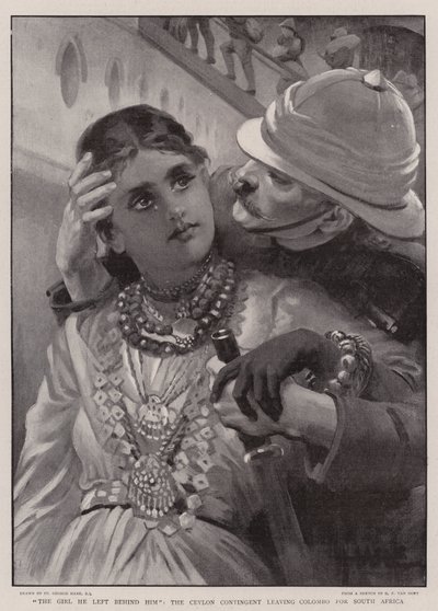 द गर्ल ही लेफ्ट बिहाइंड हिम, द सीलोन आकस्मिकता को छोड़कर दक्षिण अफ्रीका के लिए कोलंबो द्वारा सेंट जॉर्ज हरे
