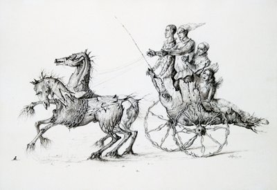 बरौचे में मृत्यु, c1850-1890 द्वारा स्टैनिस्लास लेपिन