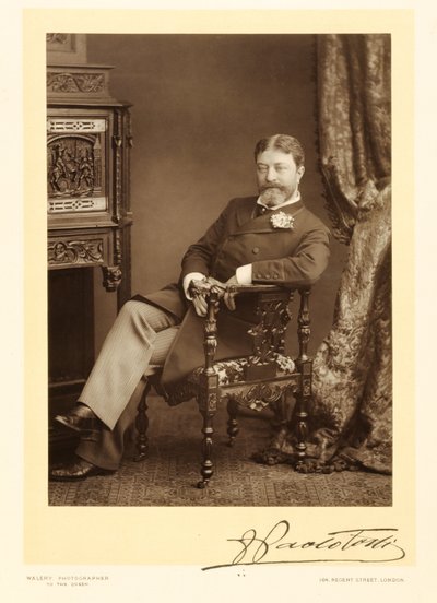सर फ्रांसेस्को पाओलो टोस्टी (1847-1916), गीत संगीतकार, चित्र चित्र द्वारा स्टैनिस्लास वालरी