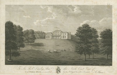 कैनवेल हॉल: उत्कीर्णन, 1797 द्वारा स्टीबिंग शॉ