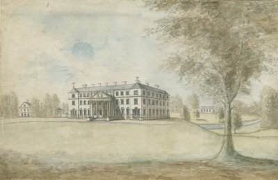 फिशरविक हॉल: वाटर कलर पेंटिंग, एनडी [1774-1802] द्वारा स्टीबिंग शॉ