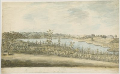 फोर्टन - एक्वालेट हॉल: वाटर कलर पेंटिंग, एनडी [1762-1802] द्वारा स्टीबिंग शॉ