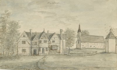 हसेलौर चैपल: वाटर कलर पेंटिंग, एनडी [1797] द्वारा स्टीबिंग शॉ