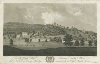 हिले हॉल: उत्कीर्णन, एनडी [1762-1798] द्वारा स्टीबिंग शॉ