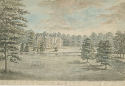 Lysways हॉल: वाटर कलर पेंटिंग, एनडी [1762-1802] द्वारा स्टीबिंग शॉ