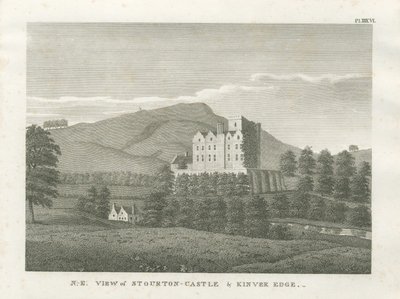 स्टॉरटन कैसल और काइवर एज: उत्कीर्णन, एनडी [1799] (प्रिंट) द्वारा स्टीबिंग शॉ