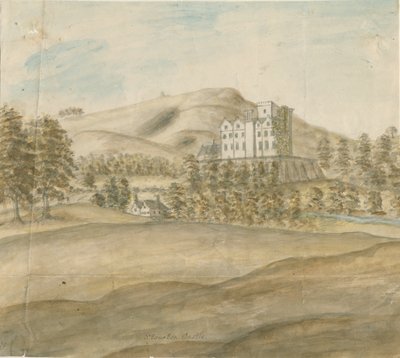 स्टॉरटन कैसल: वाटर कलर पेंटिंग, एनडी [1762-1798] द्वारा स्टीबिंग शॉ