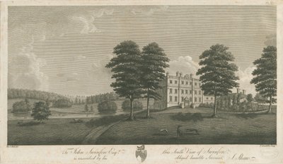 स्विंफेन हॉल: उत्कीर्णन, एनडी [1762-1798] (प्रिंट) द्वारा स्टीबिंग शॉ