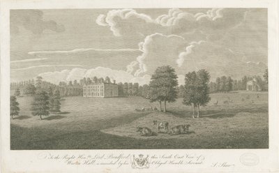 वेस्टन-अंडर-छिपकली - हॉल: उत्कीर्णन, एनडी [1762-1802] (प्रिंट) द्वारा स्टीबिंग शॉ