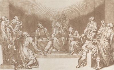 पवित्र भूत का अवतरण, 1760-90। द्वारा स्टेफ़ानो मुलिनारी