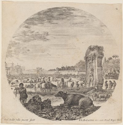कैम्पो वैक्सीनो, 1646। द्वारा स्टेफानो डेला बेला