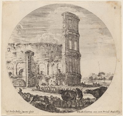 कोलोसियम, 1646. द्वारा स्टेफानो डेला बेला