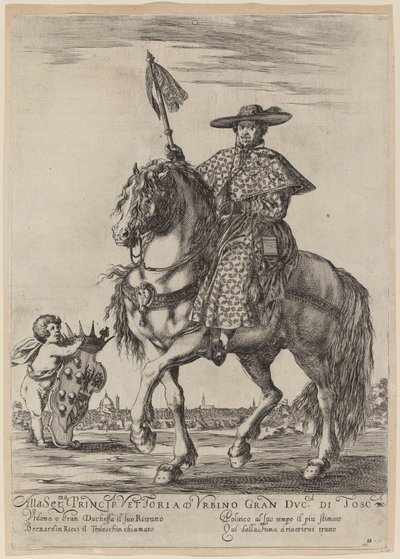 जर्मन, 1637. द्वारा स्टेफानो डेला बेला