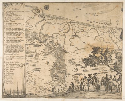सेंट-ओमर की घेराबंदी, 1638। द्वारा स्टेफानो डेला बेला