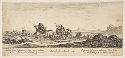 Amalekites की लड़ाई, ca. 1645-1652। द्वारा स्टेफानो डेला बेला