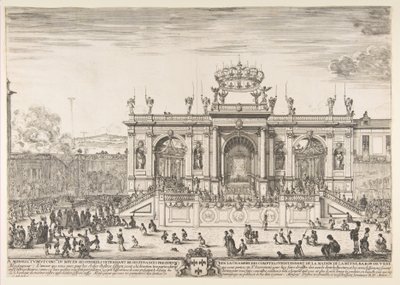 जुलूस ऑफ़ द होली सैक्रुमेंट, ca. 1648। द्वारा स्टेफानो डेला बेला