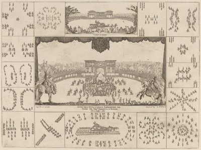 1637 में ग्रैंड ड्यूक फर्डिनेंड द्वितीय के विवाह के लिए फ्लोरेंस में टूर्नामेंट आयोजित किया गया। द्वारा स्टेफानो डेला बेला