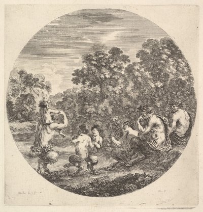 दो व्यंग्य और दो बच्चे व्यंग्य और दूसरा व्यंग्य w ..., ca. 1643-1648। द्वारा स्टेफानो डेला बेला
