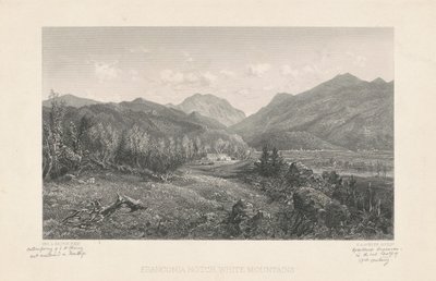 फ़्रैंकोनिया नॉच, सफ़ेद पर्वत द्वारा जॉर्ज एल ब्राउन के बाद स्टीफन अलोंजो शॉफ