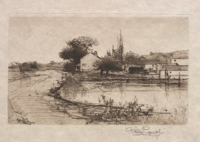 पिट्सफील्ड, मास के पास स्केच, 1887-1888। द्वारा स्टीफन पैरिश