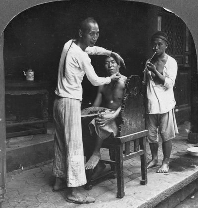 भामा, बर्मा, 1908 में एक चीनी नाई द्वारा स्टीरियो यात्रा सह