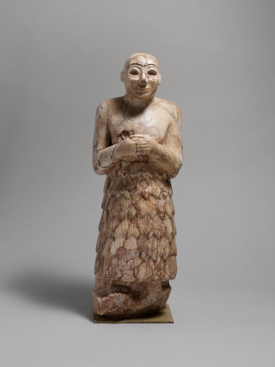 मन्नत आकृति, c.2600–2350 ईसा पूर्व (पत्थर) द्वारा सुमेरियन सुमेरियन