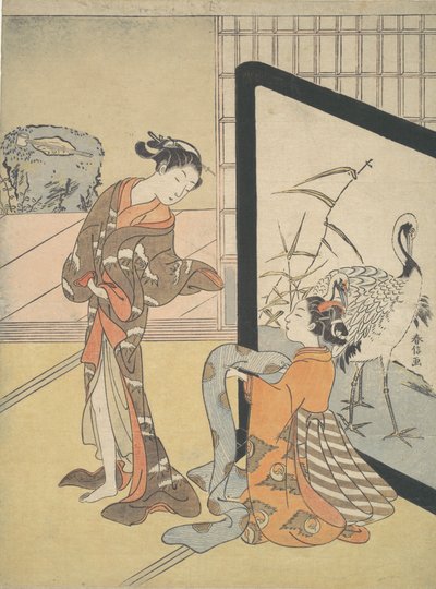 वेश्या और शिंजो, 1725-1770।, 1725-1770। द्वारा सुज़ुकी हरुनोबु