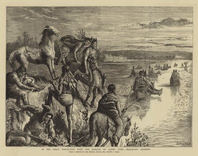 ग्रेट नॉर्थ-वेस्ट में लोर्ने के Marquis के साथ, XVIII, ब्लैकफुट क्रॉसिंग द्वारा सिडनी प्रायर हॉल